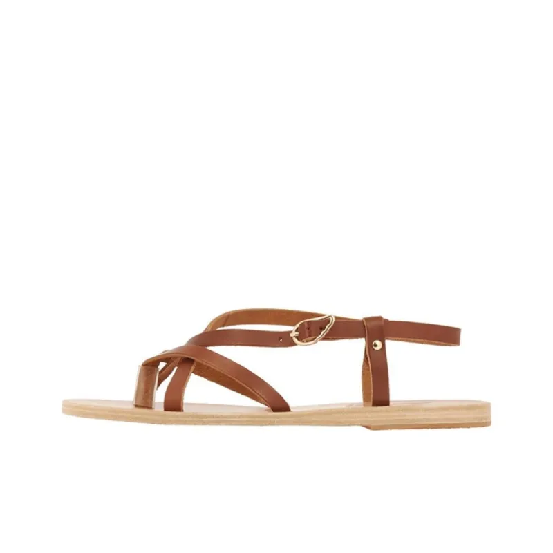 ANCIENT GREEK SANDALS Semele Strap Sandals Women's Brown-0