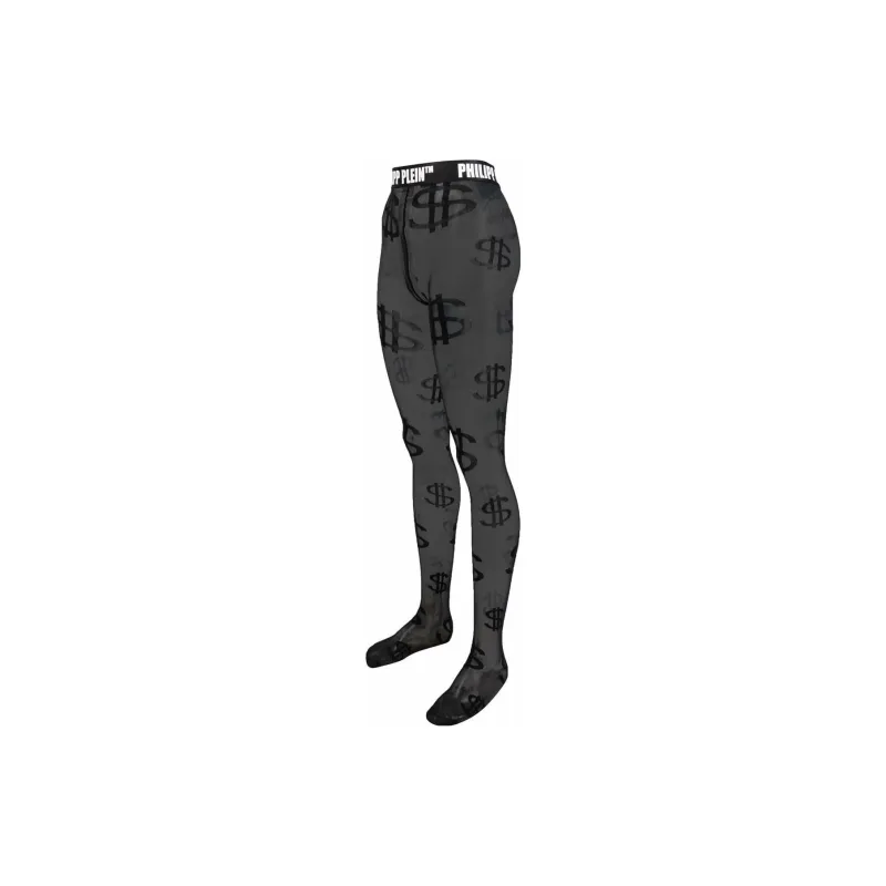 PHILIPP PLEIN Dollar Pattern Tights-2
