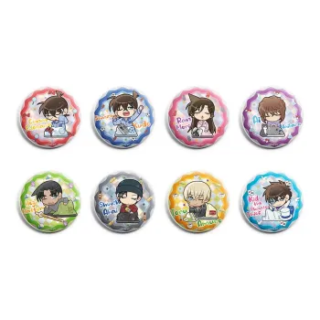 March·Monster Detective Conan Case Closed Fabric Collection Character Badges