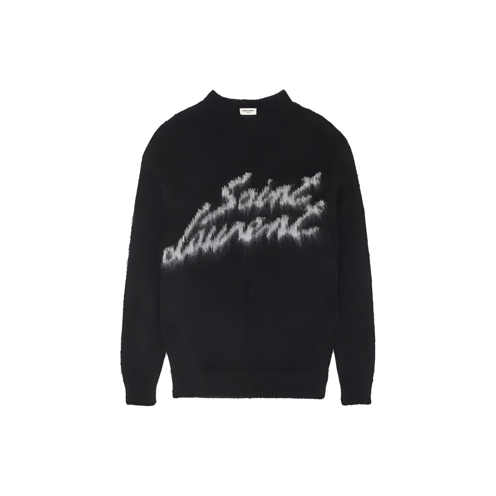 Saint laurent black sweatshirt online