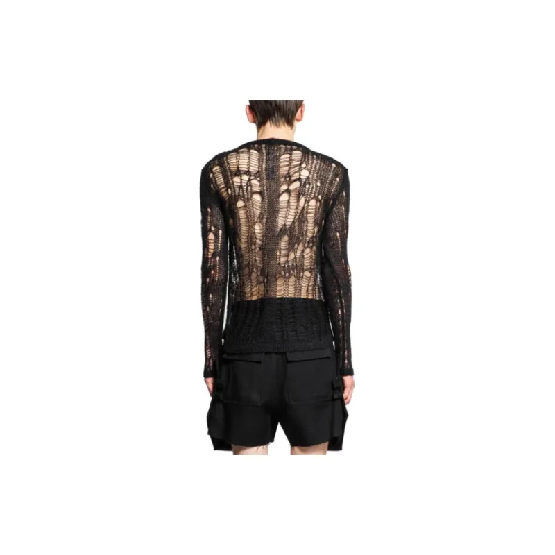 RICK OWENS Biker Level Knitted Jumper-2