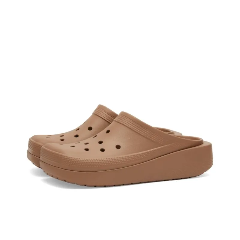 Crocs Blunt Toe Clog Clogs Unisex Brown-8