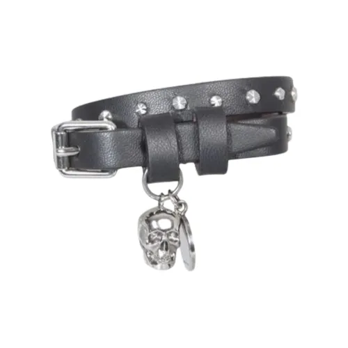 Alexander McQueen Bracelets Unisex Black