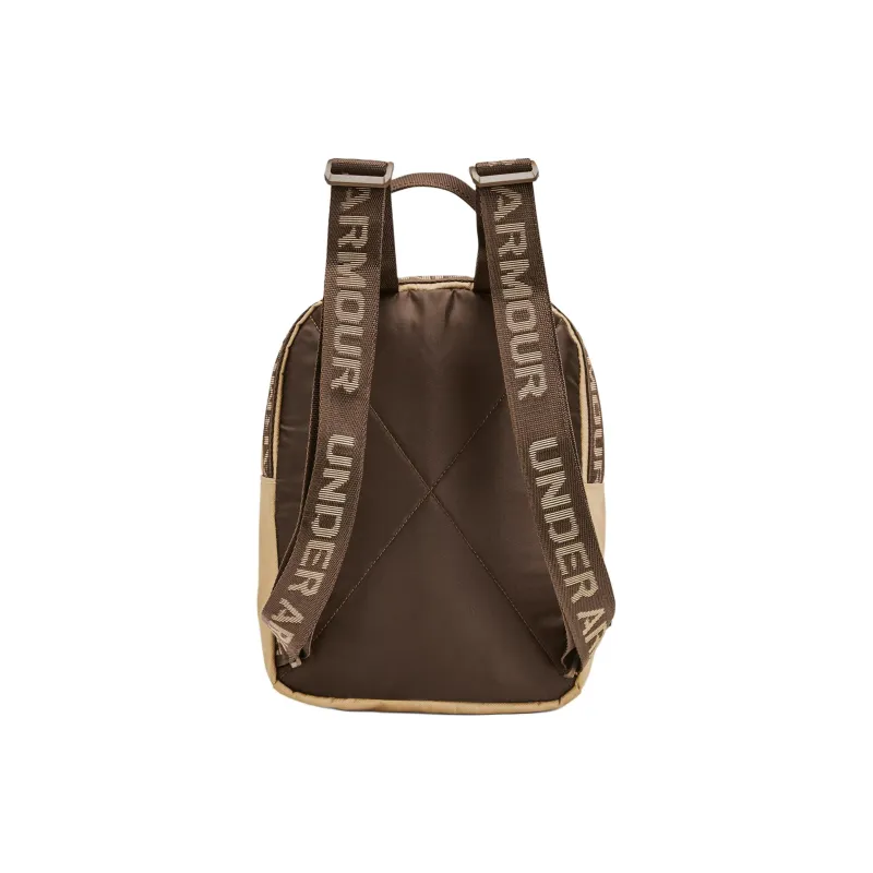 Under Armour Polyester Backpack Mini Unisex Camel & Grill Brown-1