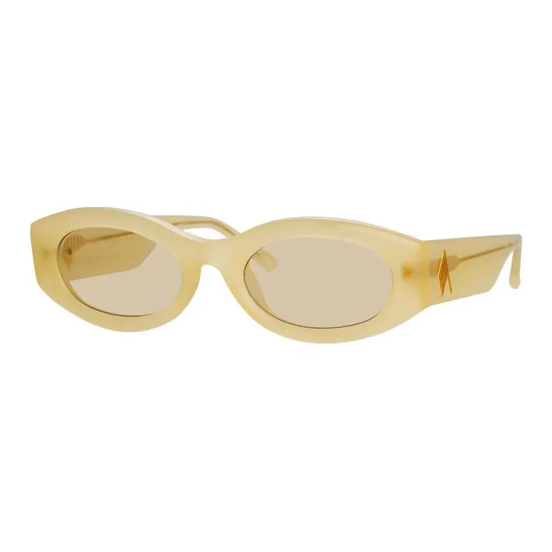 Linda Farrow X The Attico Berta Oval Sunglasses-0