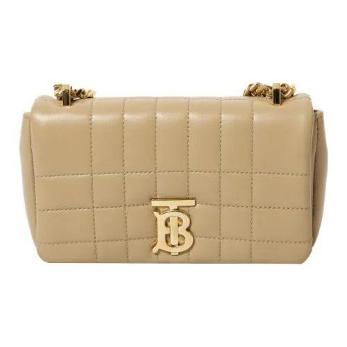 Burberry Lola Bag Lambskin Crossbody Bag, Shoulder Bag Mini Women's Light Umber