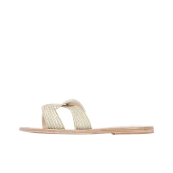 Ancient Greek Sandals Kentima Double-strap Slides