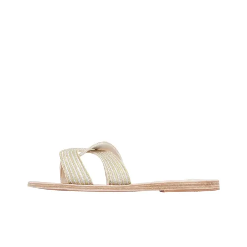 Ancient Greek Sandals Kentima Double-strap Slides