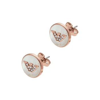 EMPORIO ARMANI Stainless Steel Stud Earrings Women's