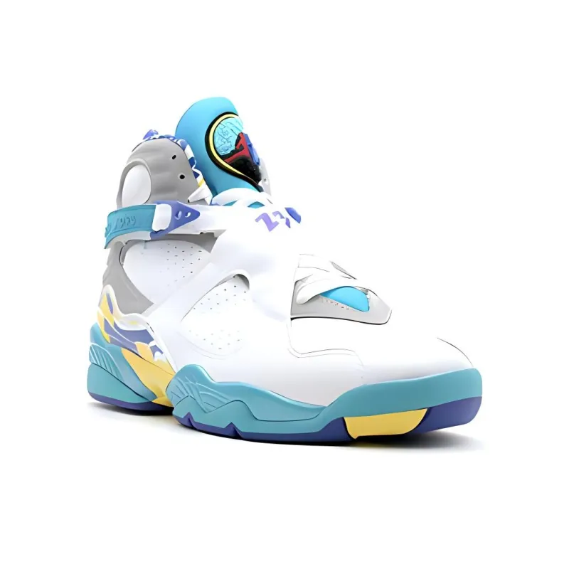 Jordan 8 Retro White Aqua 2007 Women's-1