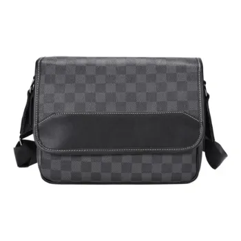 CARTELO PVC With Polyester Shoulder Bag Crossbody Bag Men's Black