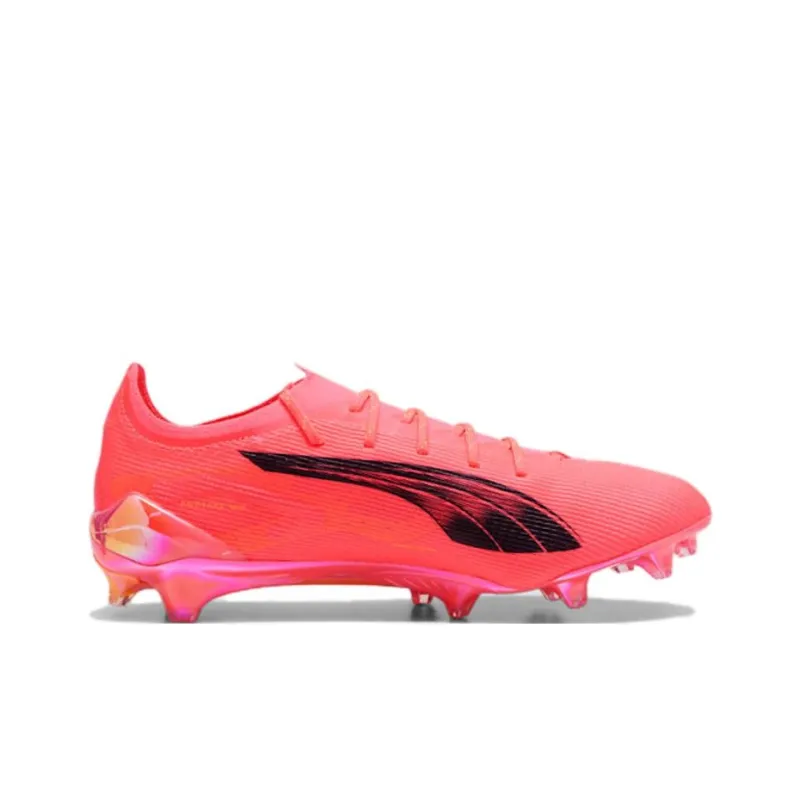 PUMA Ultra 5 Anti Slip Wear Resistant Soccer Shoes Unisex Pink-1