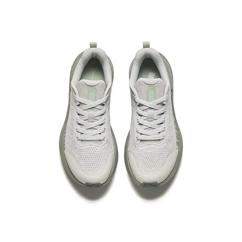 Anta Running Collection Wear-Resistant Slip-Resistant Low-Top Casual Running Shoes Women's Gray-2