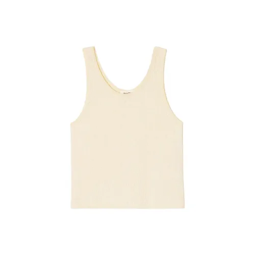 AMERICAN VINTAGE A.M Tank Tops Women's Beige