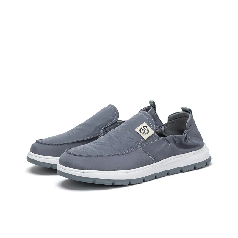 JOSINY Canvas Shoes Men Low Top Black-7