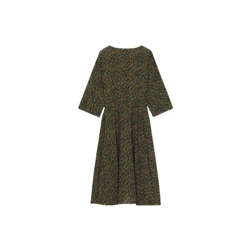 KENZO Leopard-print Midi Dress-1