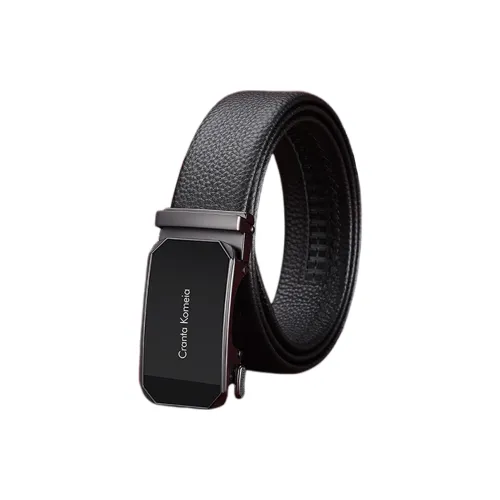 Cranta Komeia Cow Leather Belts Men's Width 5cm