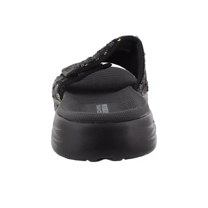 Skechers ON THE GO Slip Resistant Abrasion Resistant Slide Slippers Women's Black-2