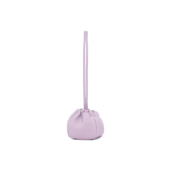 JIL SANDER Sheepskin Coin Purse Women's Purple