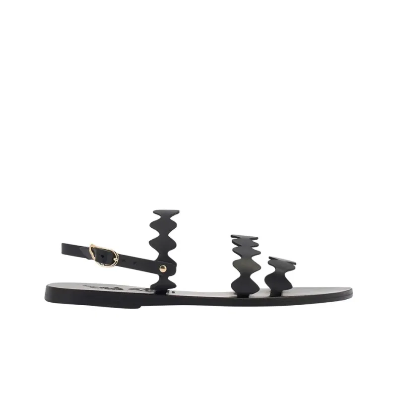 ANCIENT GREEK SANDALS Clio Onda Stylish Sandals Women's Black-1