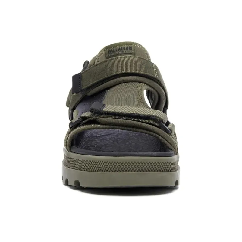 Palladium Beach Sandals Unisex Green Black-3