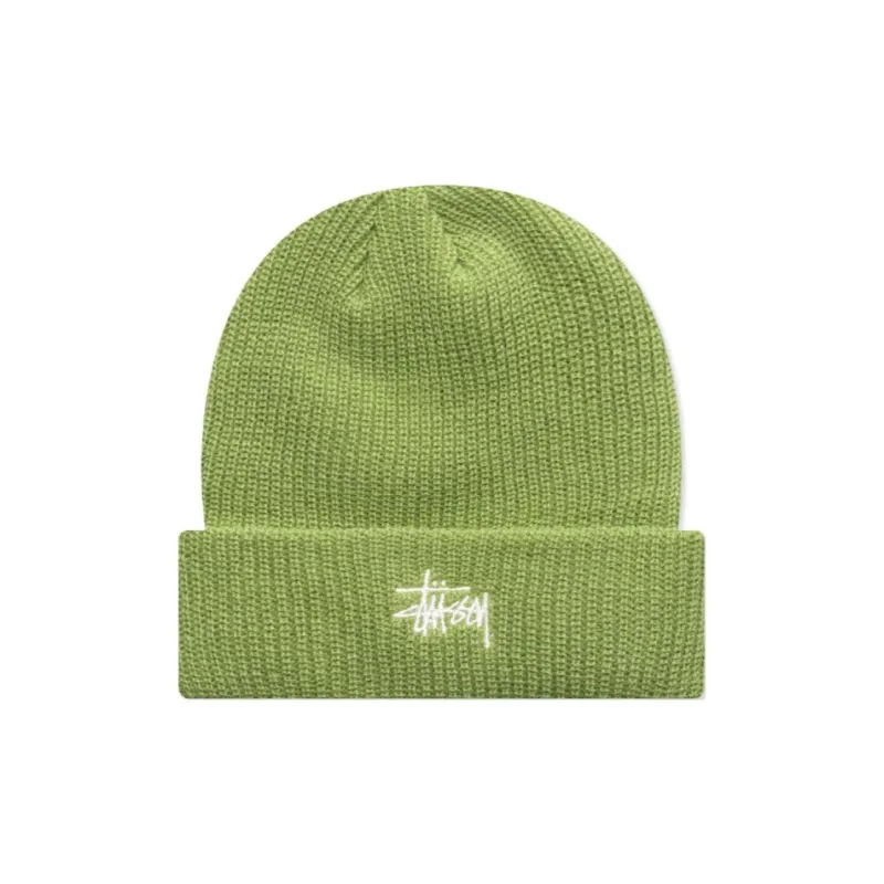 Stussy Basic Cuff Beanie 'Dark Mint'-0