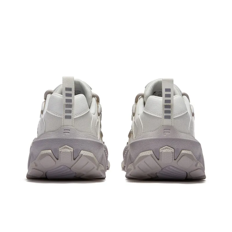 FILA FUSION EXOCET Anti-Slip Wear-Resistant Breathable Moisture-Wicking Low-Top Casual Shoes Men's Ecru-2