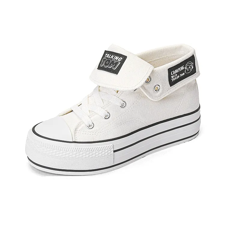 TALKING TOM Anti-Slip And Wear-Resistant Breathable Cushioning Low-Top Canvas Shoes Women's-14