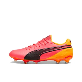 PUMA King Ultimate Anti-Slip Wear-Resistant Soccer Shoes Unisex Coral Red