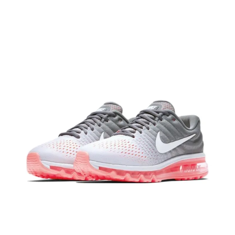 Nike Air Max 2017 Pure Platinum Hot Lava Women's-2