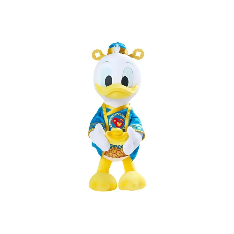 Disney Donald Duck 2023 New Year Mickey Mouse And Dolls Plush Doll 28cm High Shanghai Disney-0