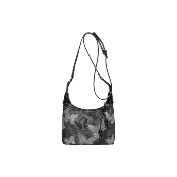 Bywhich Velour Crossbody Bags Shoulder Bags Handbags Regular Women's Black