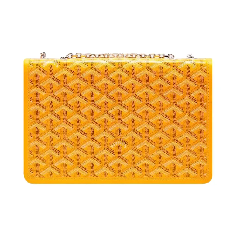 GOYARD Alexandre III Canvas With Leather Shoulder Bag Crossbody Bag Women's Yellow-2