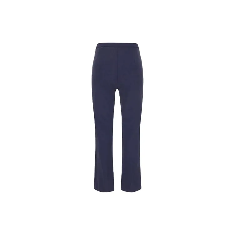Elisabetta Franchi FW22 Casual Pants Women's Marine Blue-1