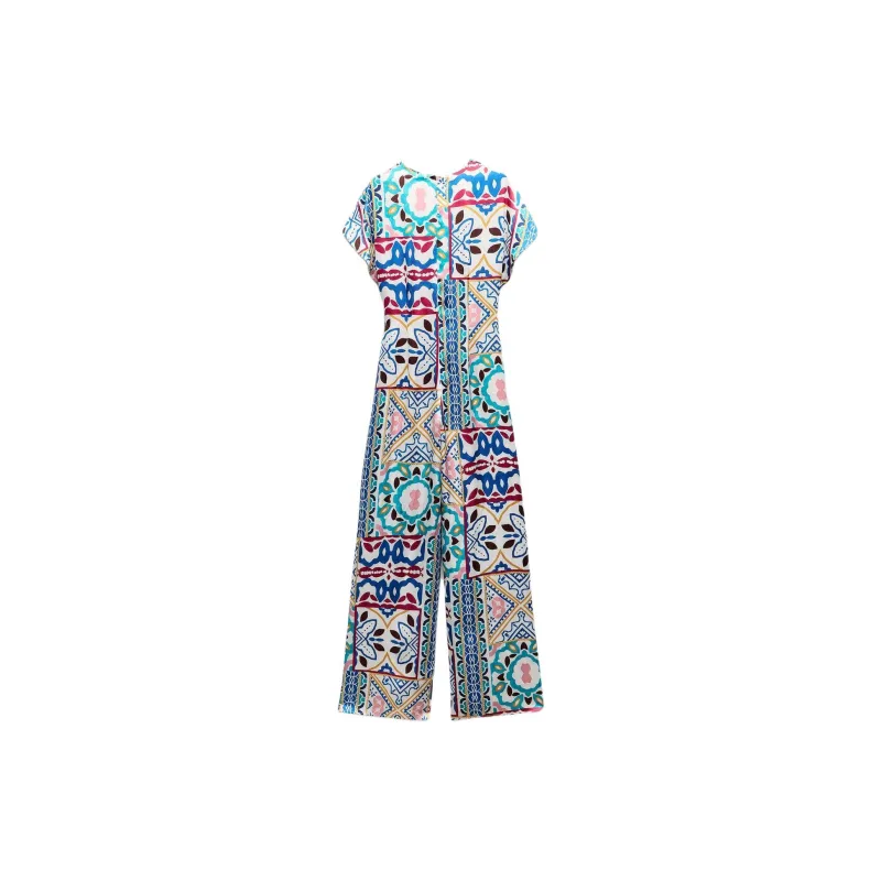 ZARA Jumpsuit Women's Multicolor-1