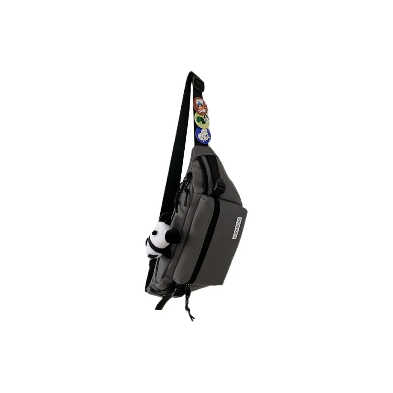 LEXI Nylon Crossbody Bag Fanny Pack Sling Bag Regular Unisex Multicolor-3
