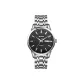 Stainless Steel Case Black Dial