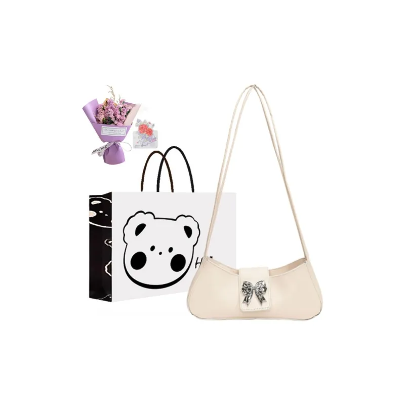 NX DOUGHNUT PU Handbag Shoulder Bag Women's White-25