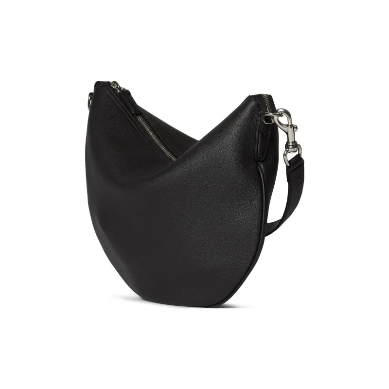 GUCCI Grained Soft Leather Shoulder Bag Crossbody Bag Small Size Men's Black-1
