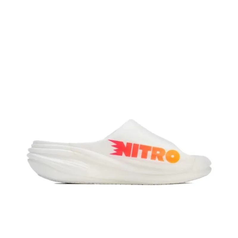 PUMA Slip Resistant Abrasion Resistant Slide Slippers Men's White-1