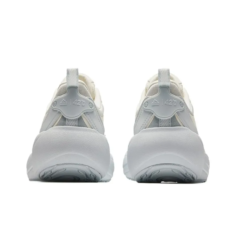 Anta Running Collection Anti Slip Wear Resistant Low Top Casual Running Shoes Women's White Blue-3