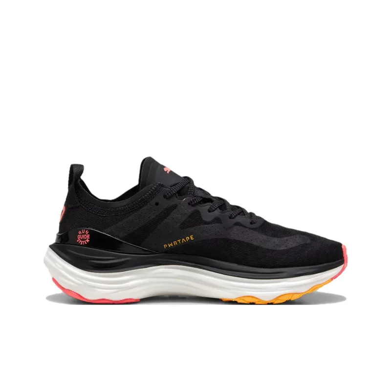 PUMA ForeverRUN Nitro Anti Slip And Wear Resistant Breathable Low Top Casual Running Shoes Women's Black-1