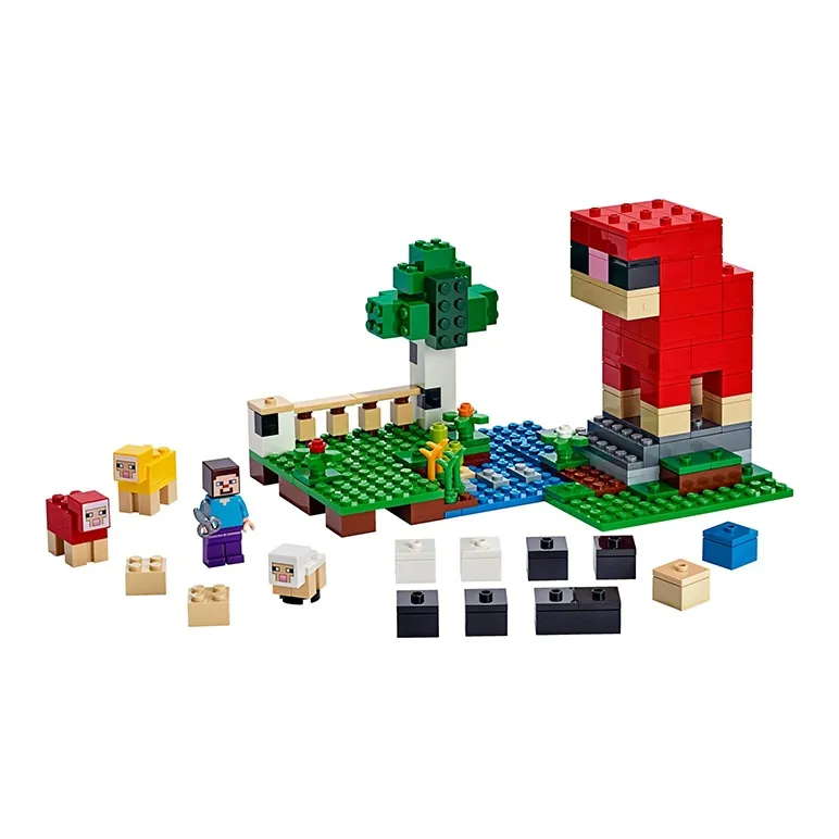LEGO My World Collection Multicolor Wool Farm Building Blocks 0 300p'c's 21153-1