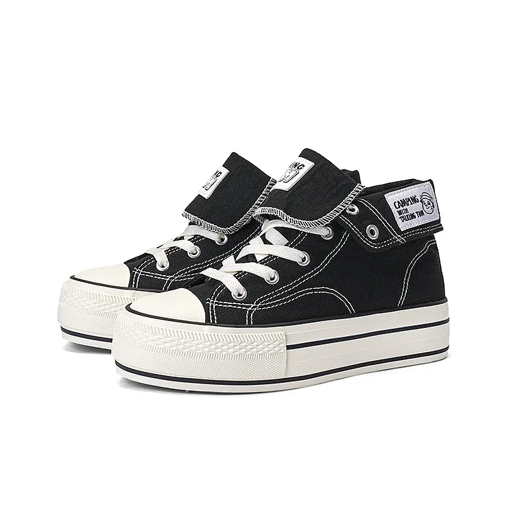 TALKING TOM Anti-Slip And Wear-Resistant Breathable Cushioning Low-Top Canvas Shoes Women's-7
