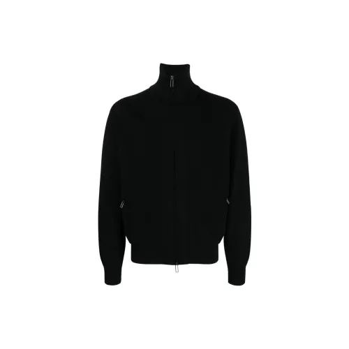 EMPORIO ARMANI Virgin Wool Zipped Cardigan