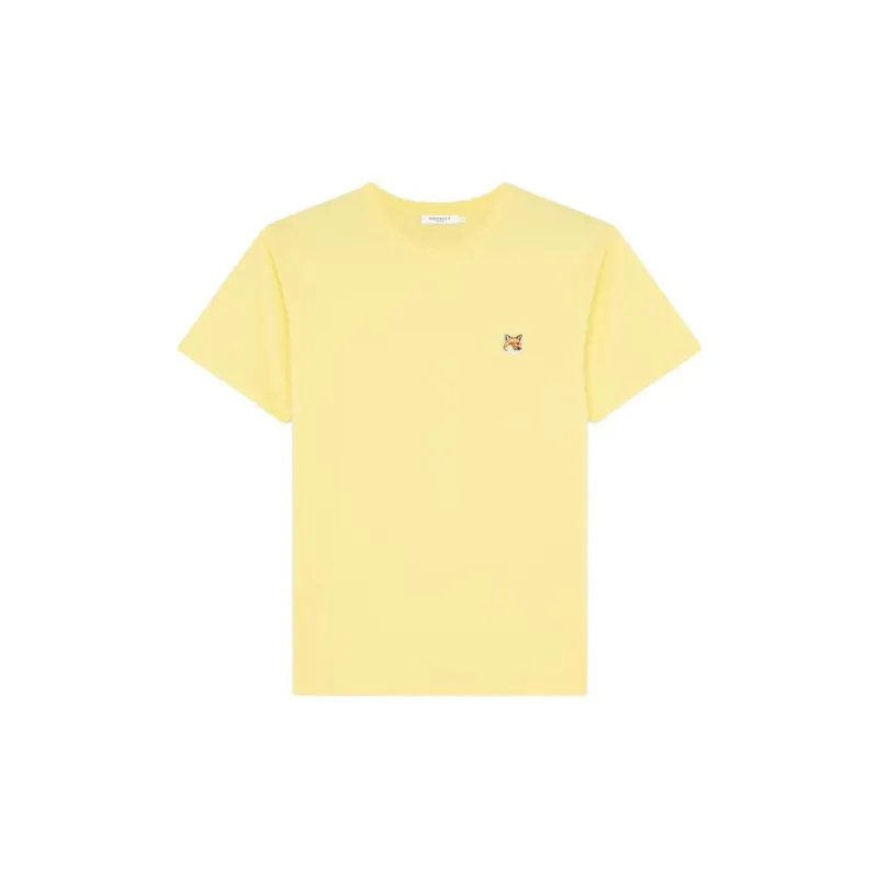 Maison Kitsune T-Shirts Men Yellow - POIZON