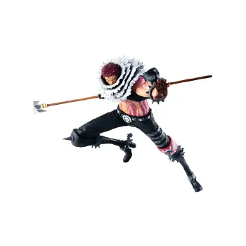 BANPRESTO Charlotte Katakuri Bwfc One Piece Styling King Top Battle 2 Vol 5 Bonus Gifts 22cm