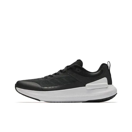 Anta Running Collection Anti Slip Wear Resistant Low Top Casual Running Shoes Men's Basic Black