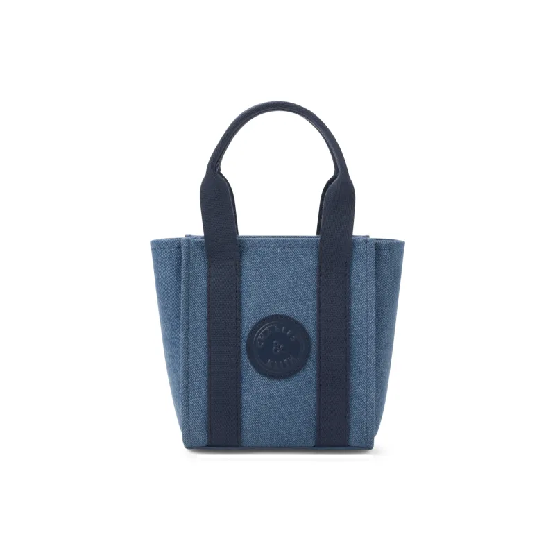 CHARLES&KEITH Canvas Canvas Bag Small CK Bag Handbag Crossbody Bag Shoulder Bag Small Size Women's Multicolor-8