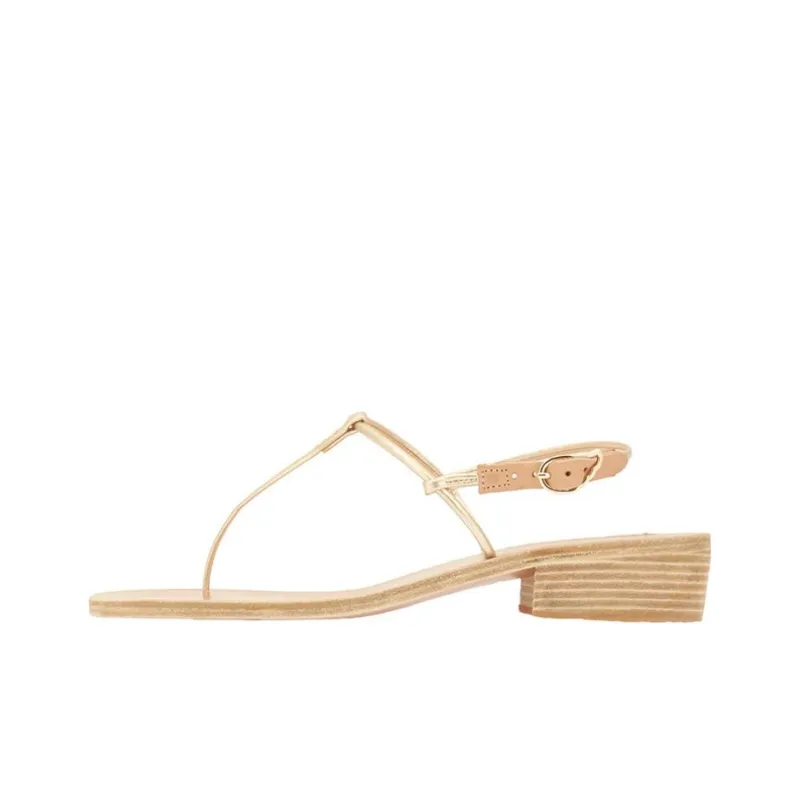ANCIENT GREEK SANDALS Katerina Heel Stylish Sandals Women's Platinum-0